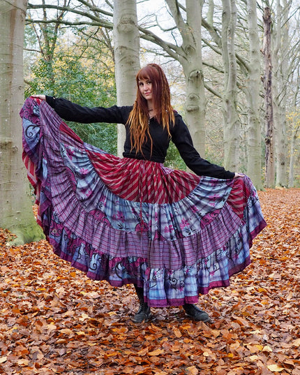 Silk Gypsy Skirt 205