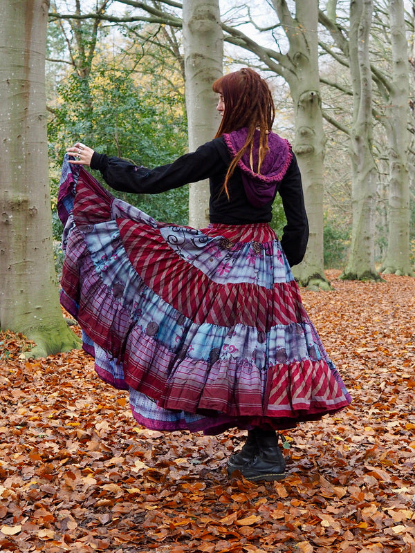 Tie Dye Zijden Rok 82