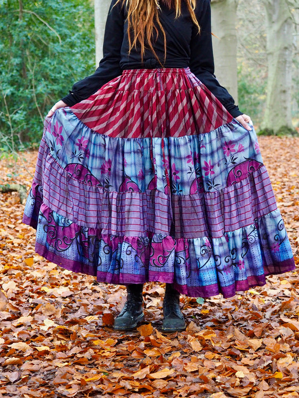 Tie Dye Zijden Rok 82