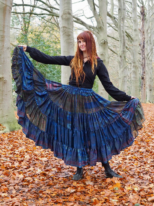 Tie Dye Zijden Rok 83