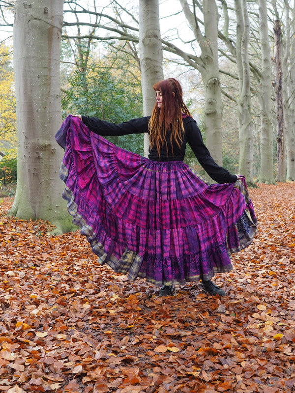 Tie Dye Zijden Rok 92