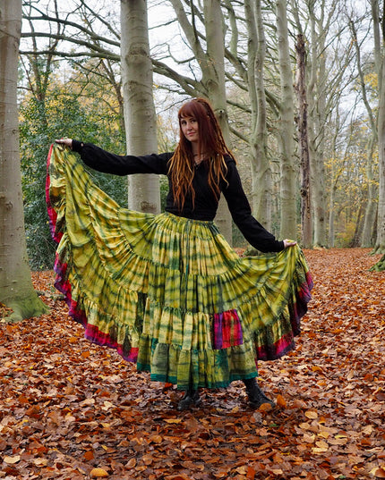 Tie Dye Zijden Rok 93