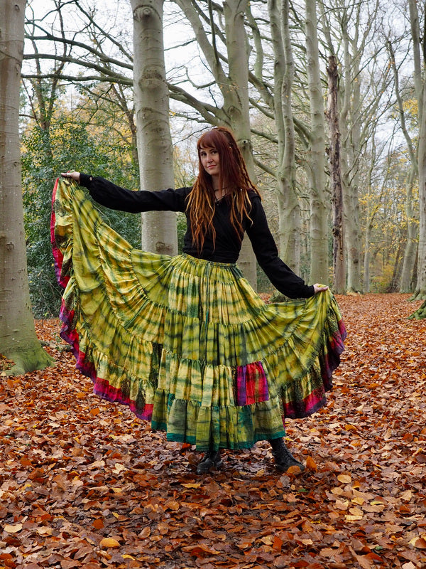 Tie Dye Zijden Rok 93