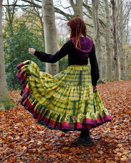 Tie Dye Zijden Rok 93