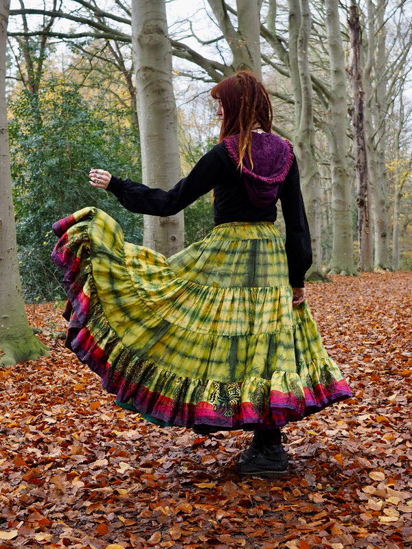 Tie Dye Zijden Rok 93