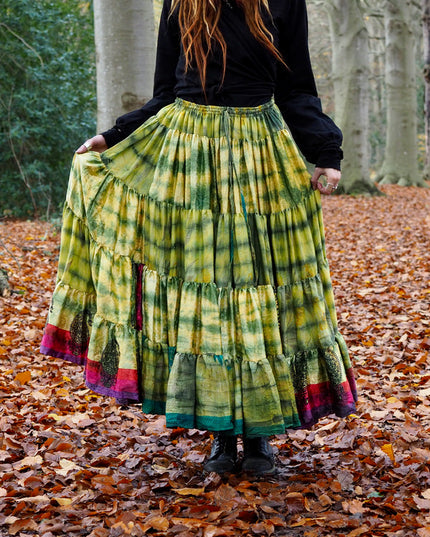 Tie Dye Zijden Rok 93
