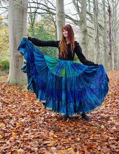 Tie Dye Zijden Rok 99