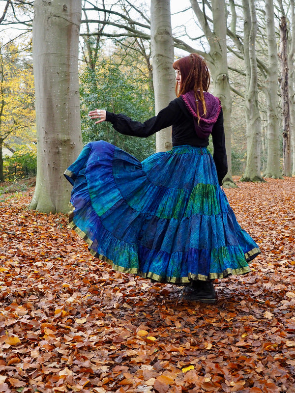 Tie Dye Zijden Rok 99