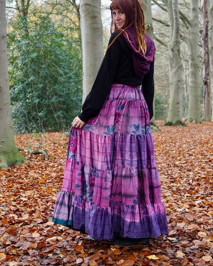 Tie Dye Zijden Rok 100