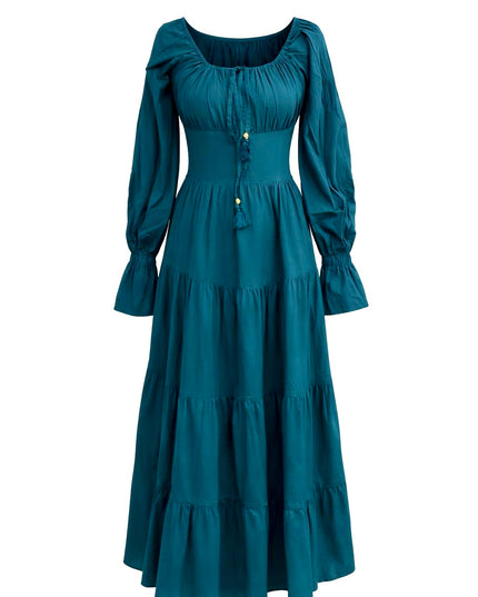 Vaiana Langes Kleid Petrol 