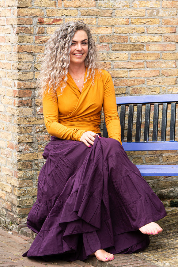 Iris Top Oranje/ Oker