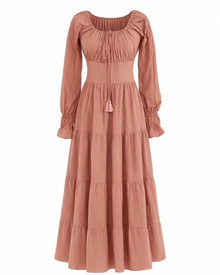 Vaiana Lange Jurk Powder