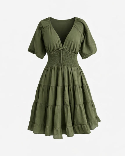 Tara Jurk Kort Mosgroen