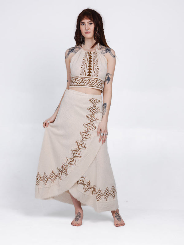 Mystic Mesa Zomertop Gebroken Wit