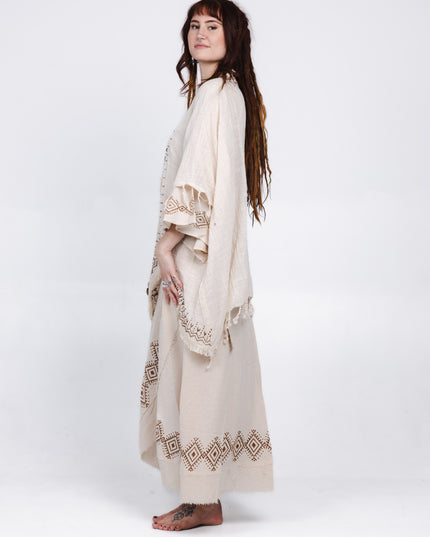 Terra Soul Kimono Gebroken Wit