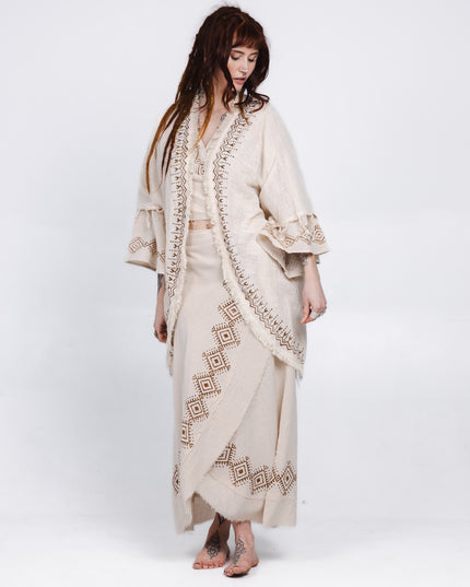 Terra Soul Kimono Gebroken Wit
