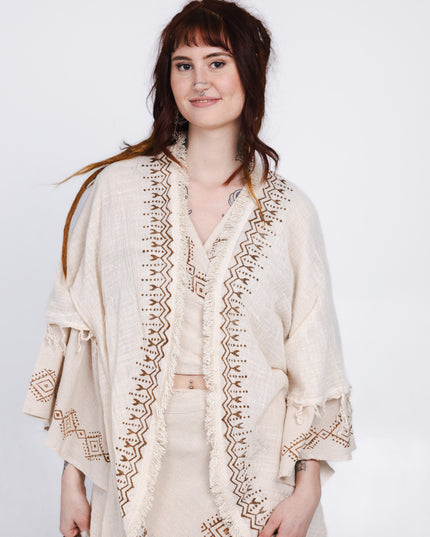Terra Soul Kimono Gebroken Wit