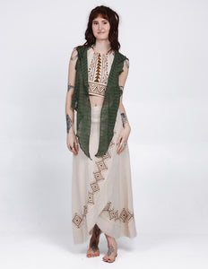 Rhea Boho Vestje Groen