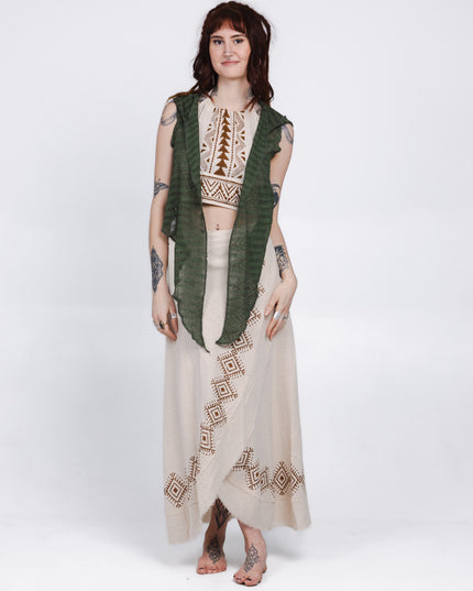 Rhea Boho Vestje Groen