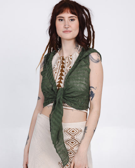Rhea Boho Vestje Groen