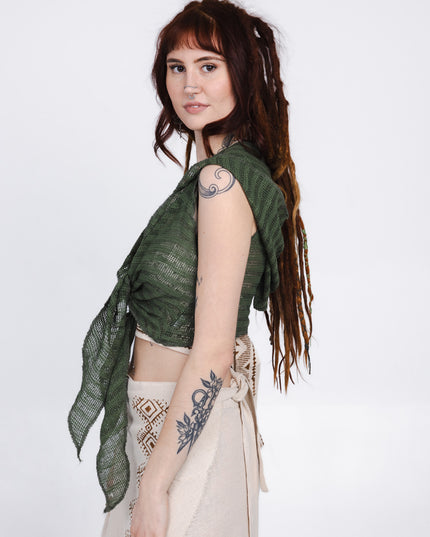 Rhea Boho Vestje Groen
