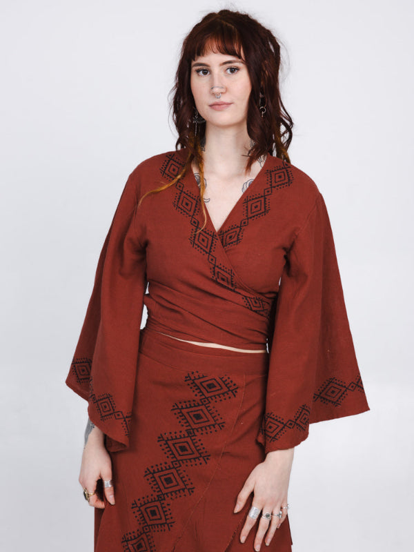 Mystic Mesa Wraptop Terracotta