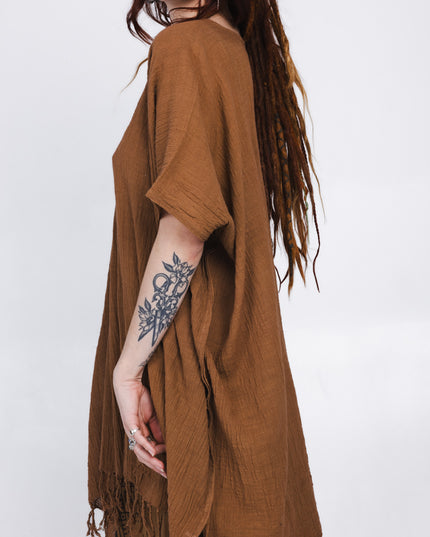 Desert Breeze poncho Lichtbruin