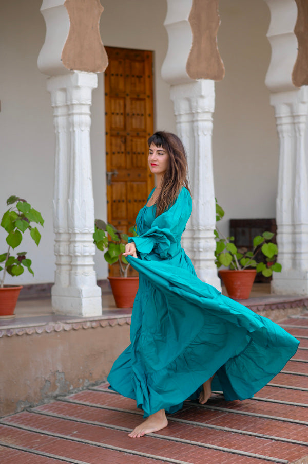 Bohemian Lange jurk Plus size 12 kleuren – The TwoSisters