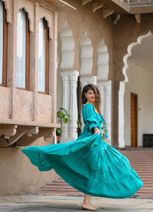 Vaiana Dress Turquoise