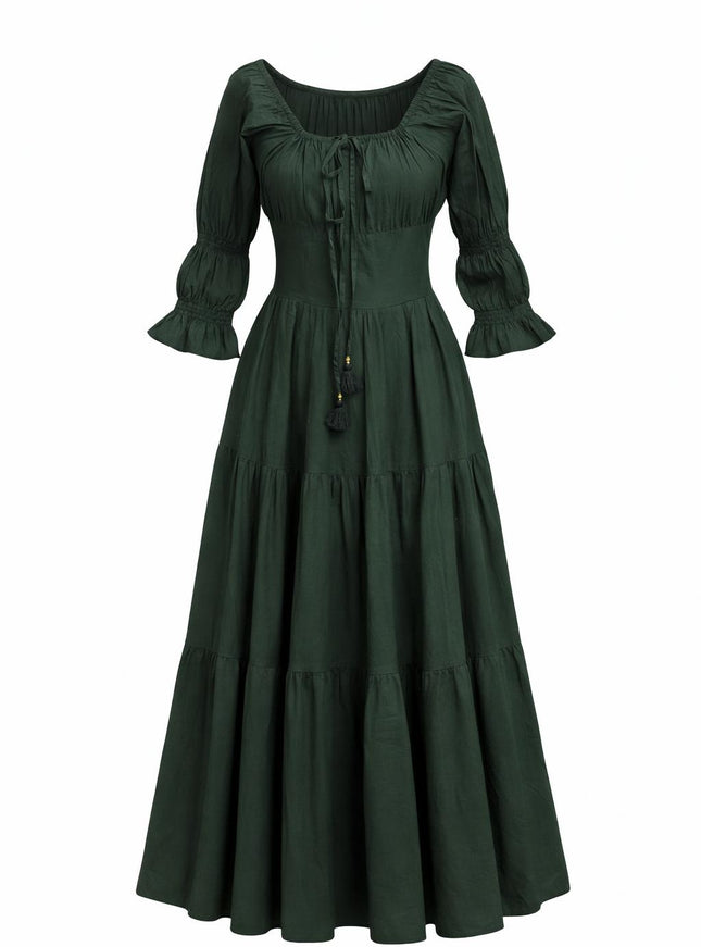 Vaiana Zomerjurk Donkergroen