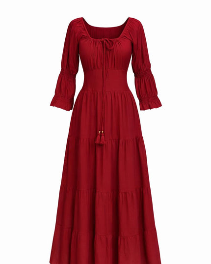 Vaiana Zomerjurk Knalrood