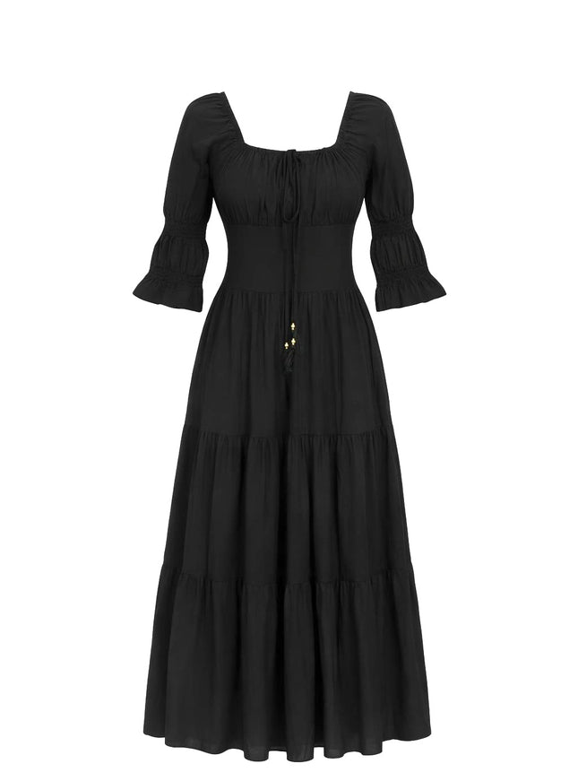 Vaiana Zomerjurk Zwart