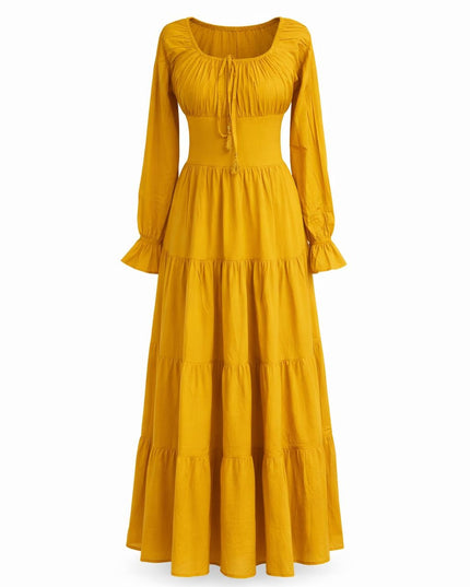 Vaiana Langes Kleid Sonnenblumengelb 