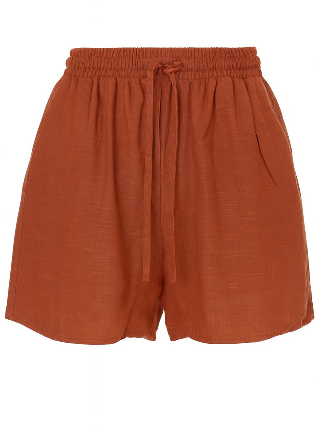 Mira Sol Shorts Light Brown 