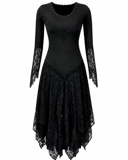 Morgana Boho Dress Black 