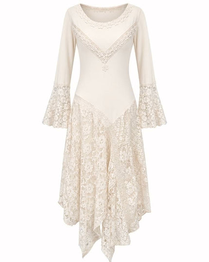 Morgana Boho Dress Off White