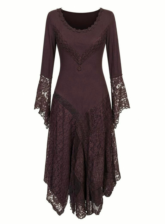 Morgana Boho Jurk Donkerbruin