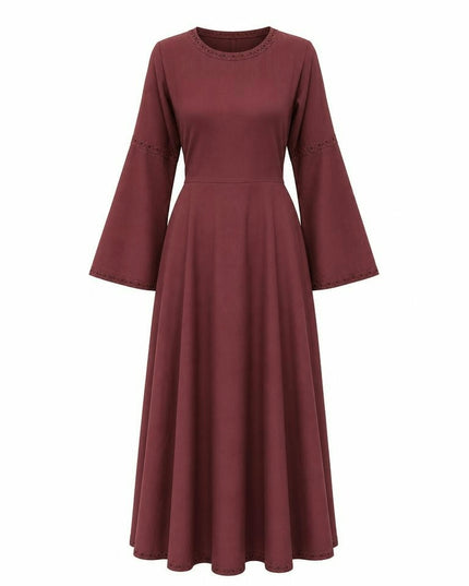 Berkana Dress Maroon Red
