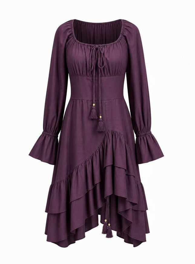 Midikleid Vaiana gemustert 