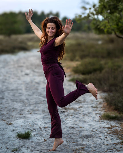 Sukha Yoga Pant  Burgundy