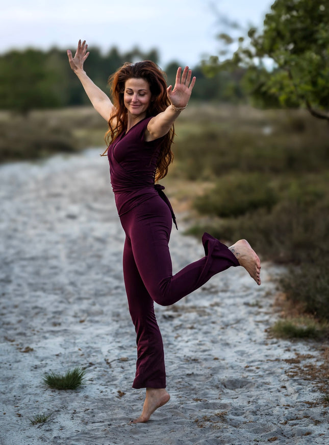 Sukha Yoga Pant  Burgundy