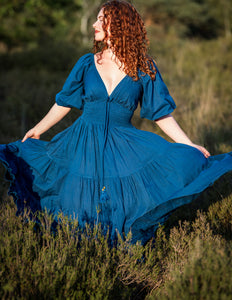 Tara Jurk Lang Blauw