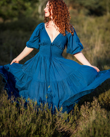 Tara Jurk Lang Blauw