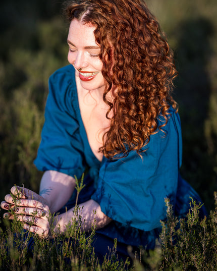 Tara Jurk Lang Blauw