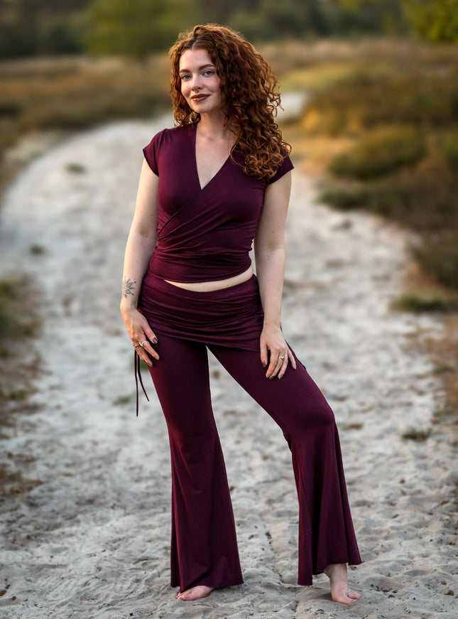 Lakshmi Top Burgundy