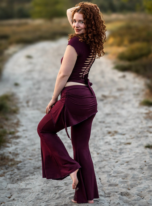 Ananda Pant Burgundy