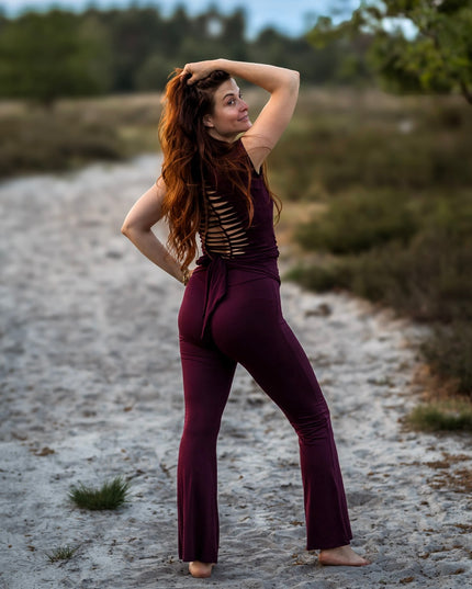 Sukha Yoga Pant  Burgundy