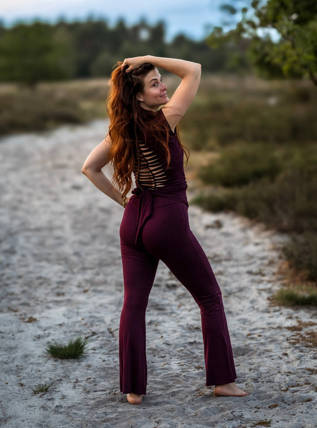 Sukha Yoga Pant  Burgundy