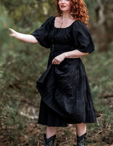 Tara Kleid Lang Grün