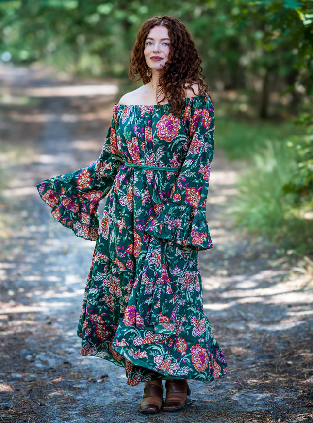 Lilith bohemian lange jurk
